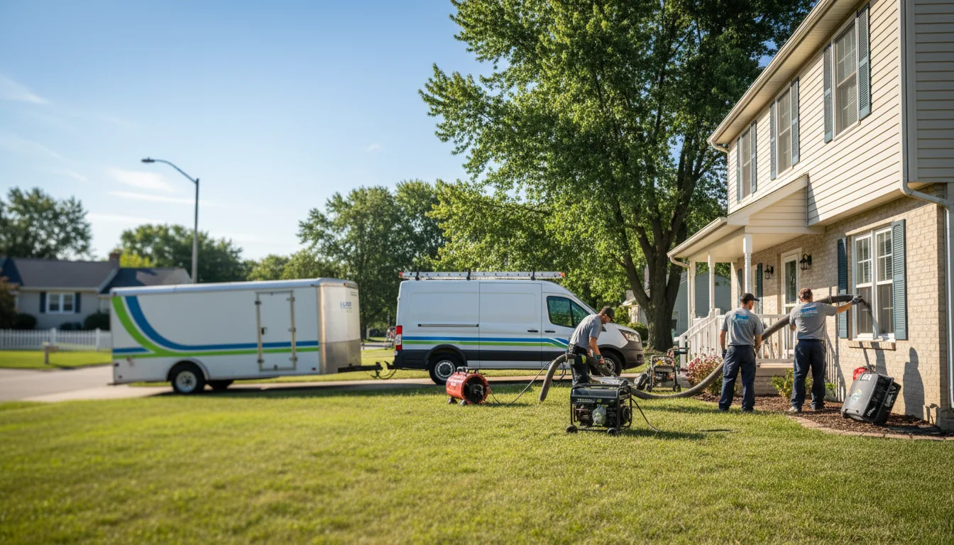 Flooded Basement Restoration And Cleanup With Repair in Butterfield, MN near me